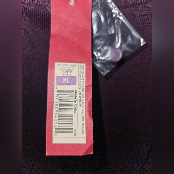 NWT Merona Rhinestone Button Up Long Sleeve Cardigan - Picture 4 of 4